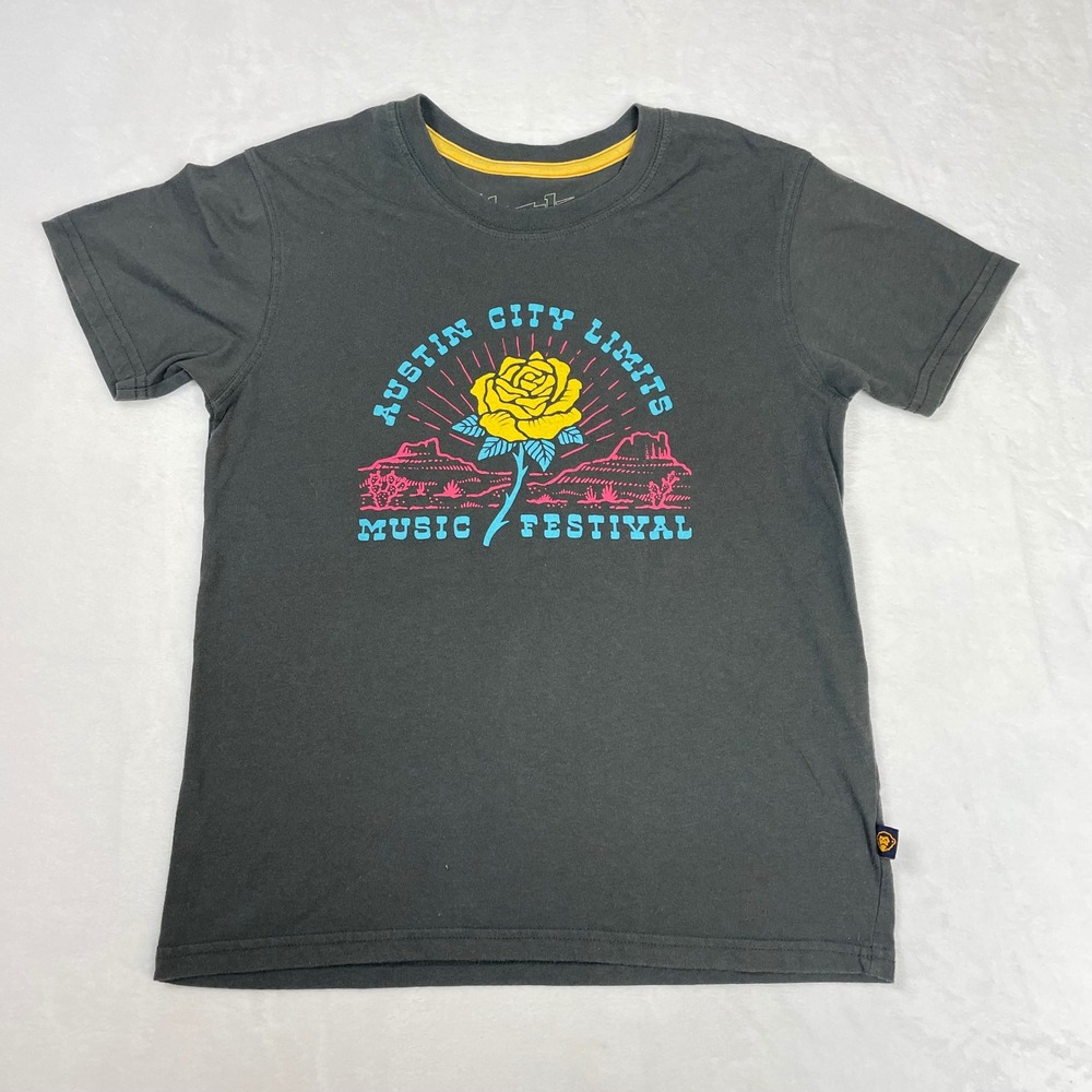 Howler Bros Austin City Limits 2022 Cotton Blend Women L Grey Good Baby Tee